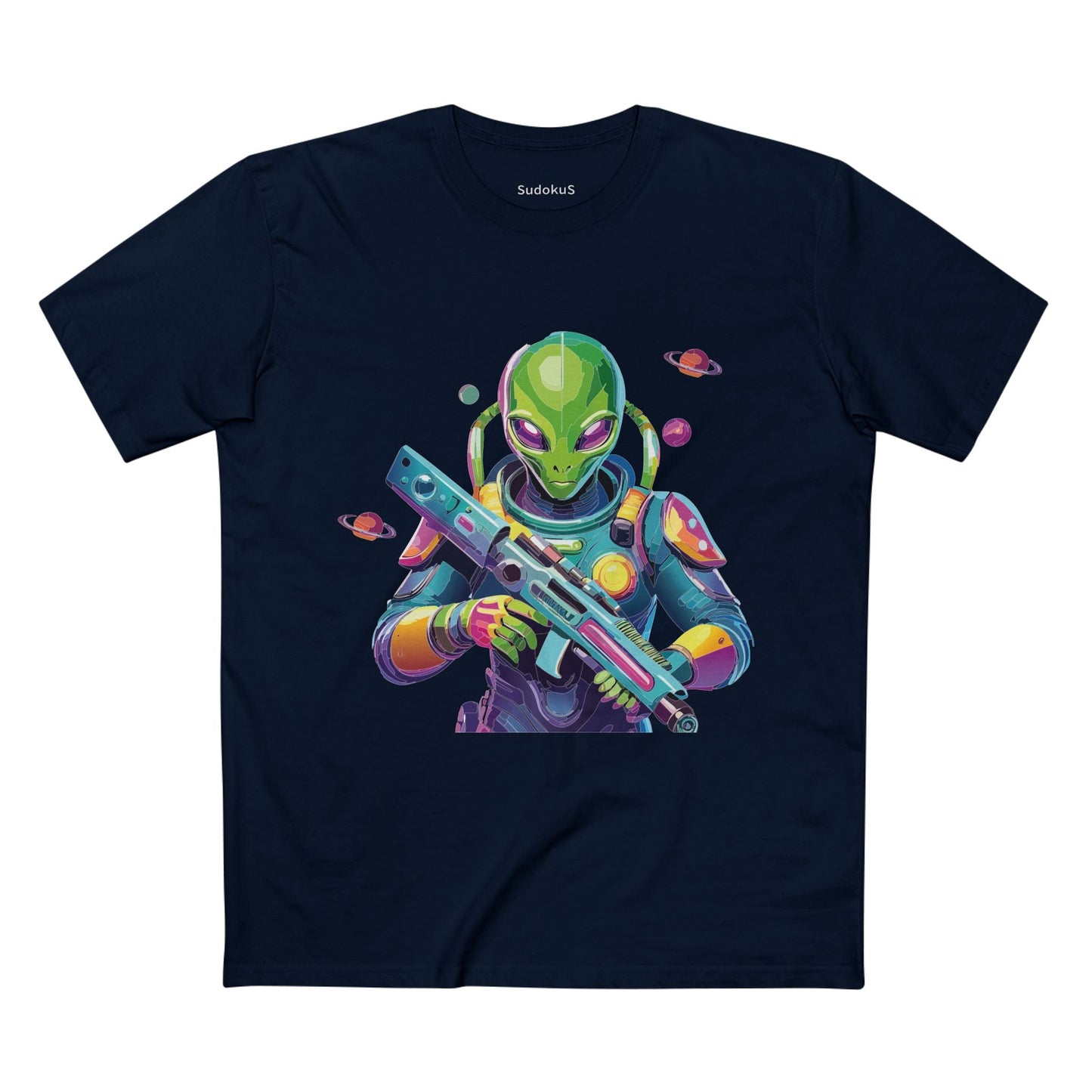 Aliens Graphic Unisex 100 Cotton Staple Tee 58