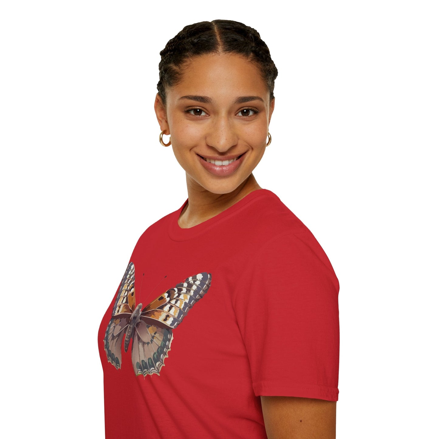 Monarch Butterfly Shirt Unisex T Shirt Design Gildan Softstyle 64000 100 Percent Ring Spun Cotton