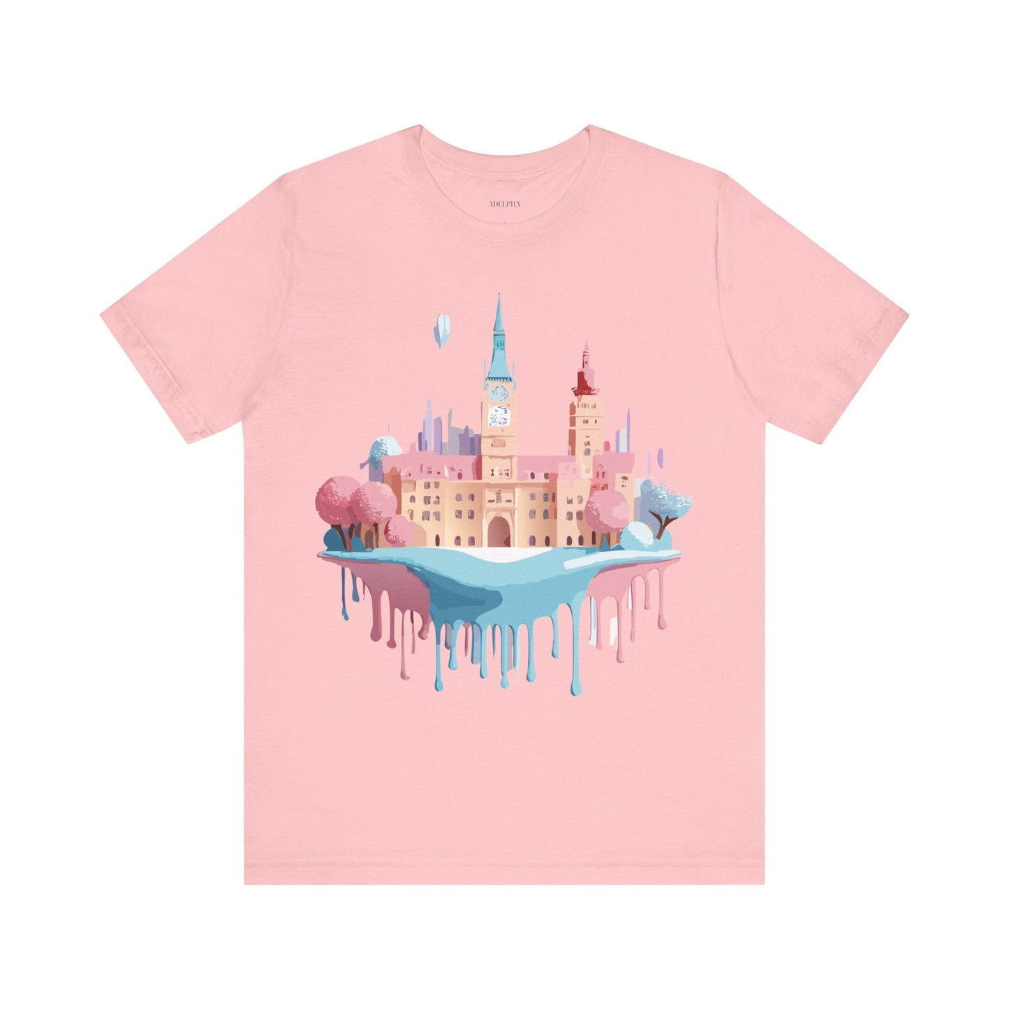 Tourist Shirt Prague Graphic Tee Unisex Jersey Short Sleeve Vintage Style Adelpha