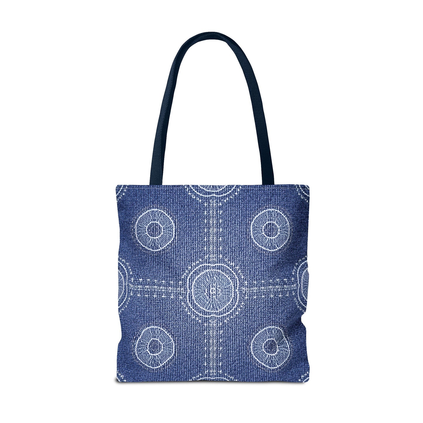Denim Fabric Imitation Print Unisex Canvas Bag Poly Spun 3 Sizes Tote Bag 107