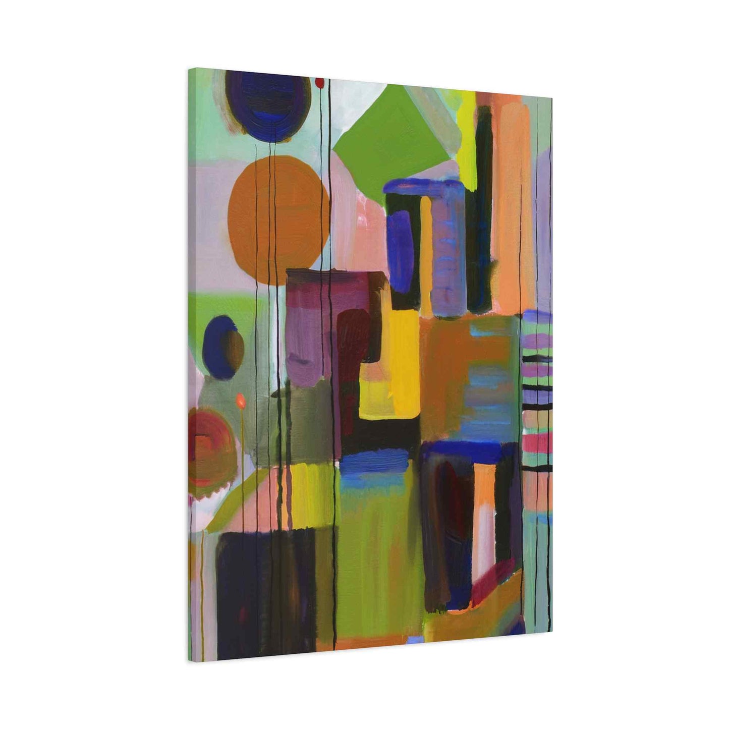 Abstract Painting Print Canvas 20x24,20x30,24x30, 24x32,24x36,30x40, 32x48,36x48,40x60 Pine-Wood Inner Frame ABS-3