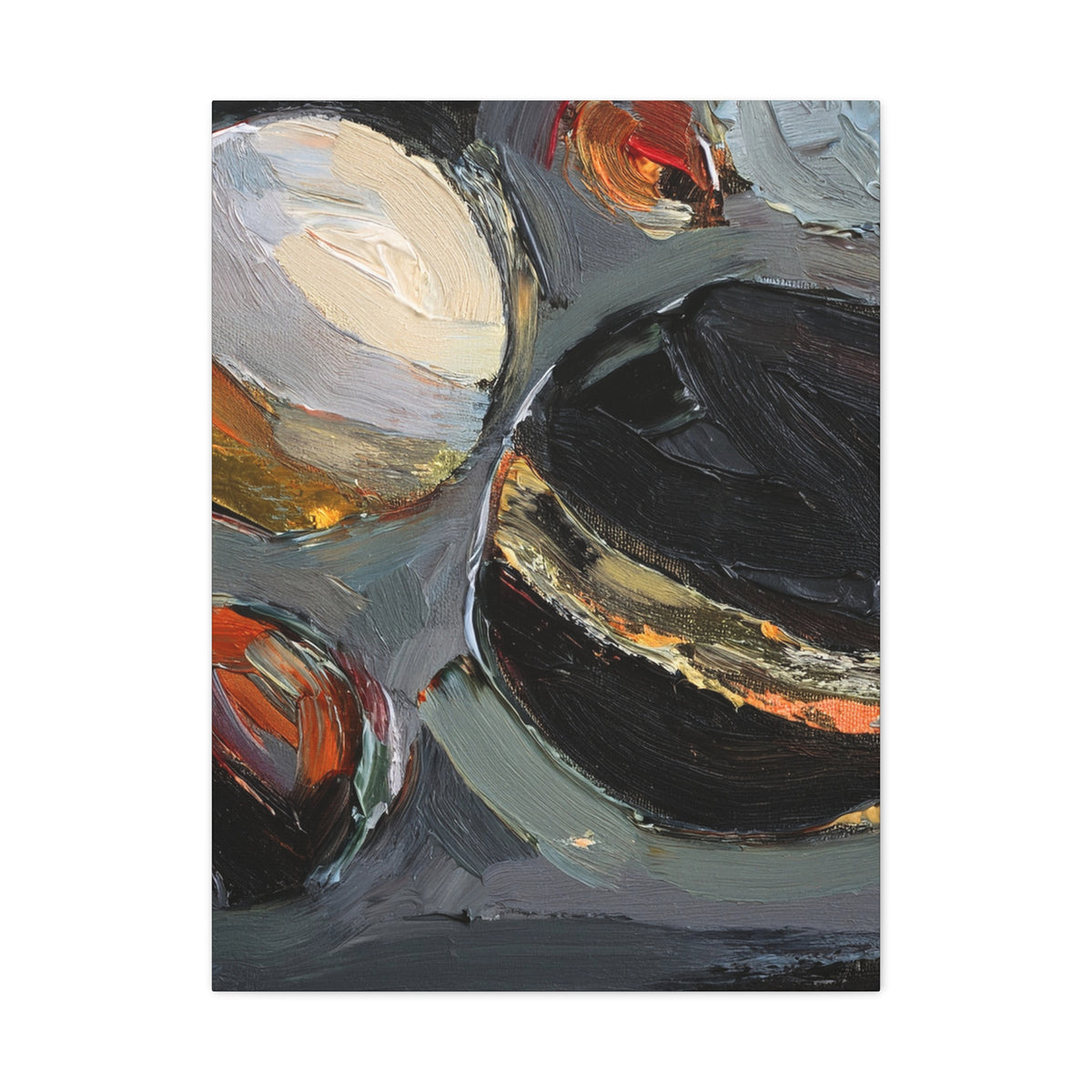 Abstract Oil Painting Print Canvas 20x24,20x30,24x30 24x32,24x36,30x40 32x48,36x48,40x60 Pine-Wood Inner Frame ABS-71