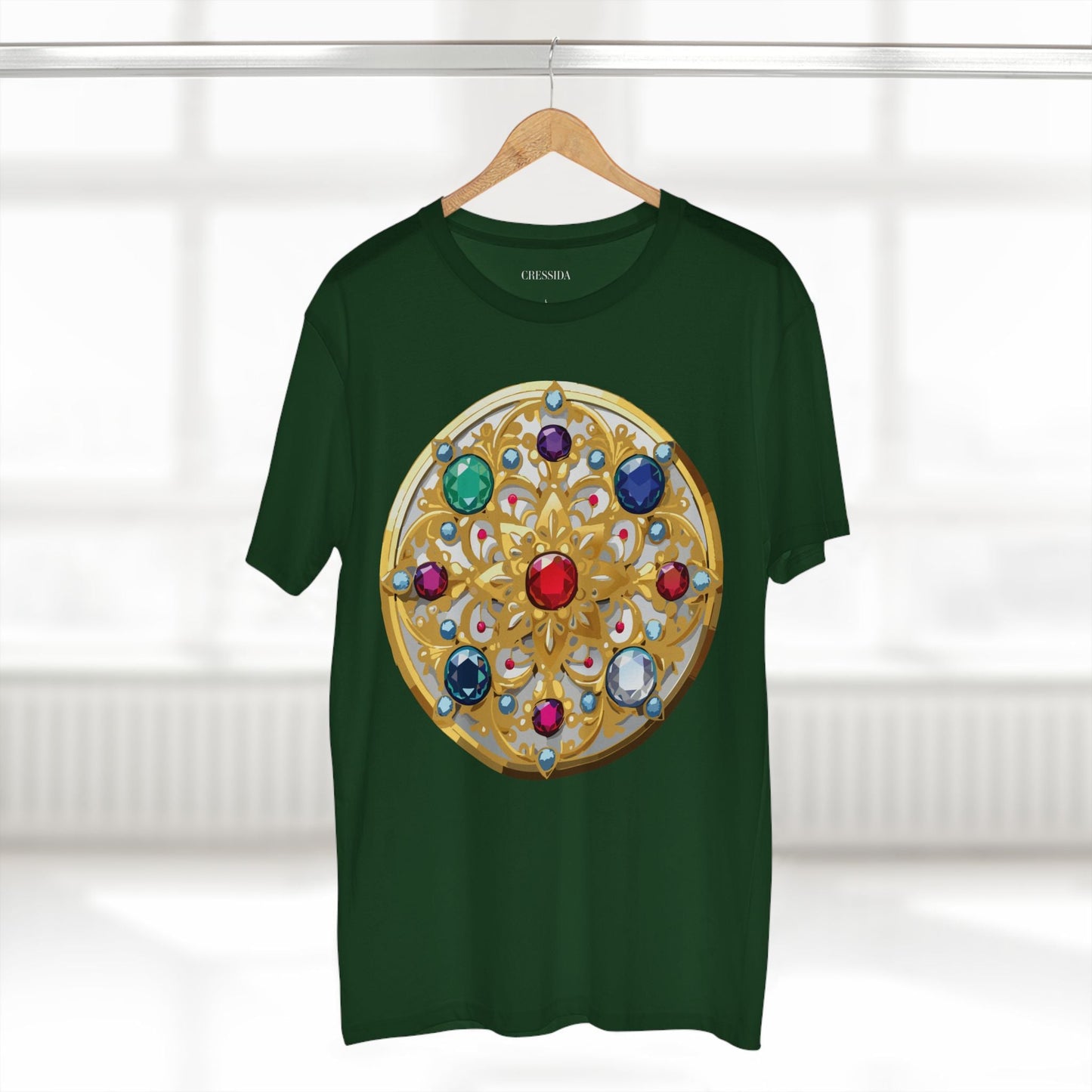 Medallion Graphic T-Shirt Unisex 100 Cotton With Gold Art Design Medal Tee 6