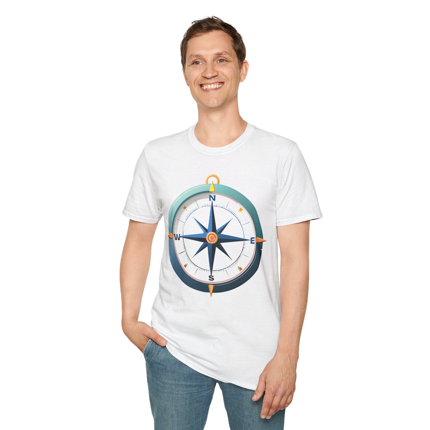 Compass Navigator Graphic Tee Unisex 100 Cotton 7