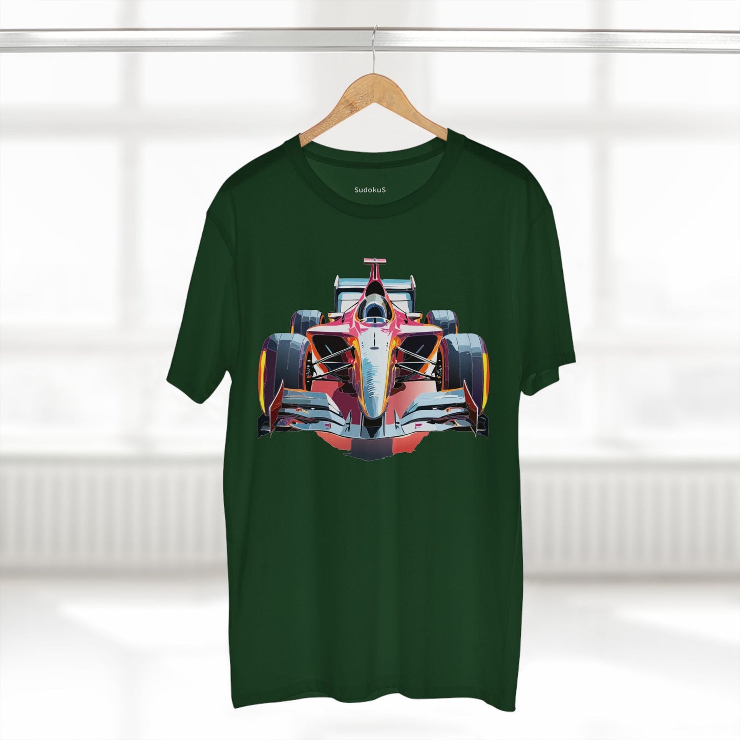 Car Graphic Unisex 100 Cotton Staple Tee 7