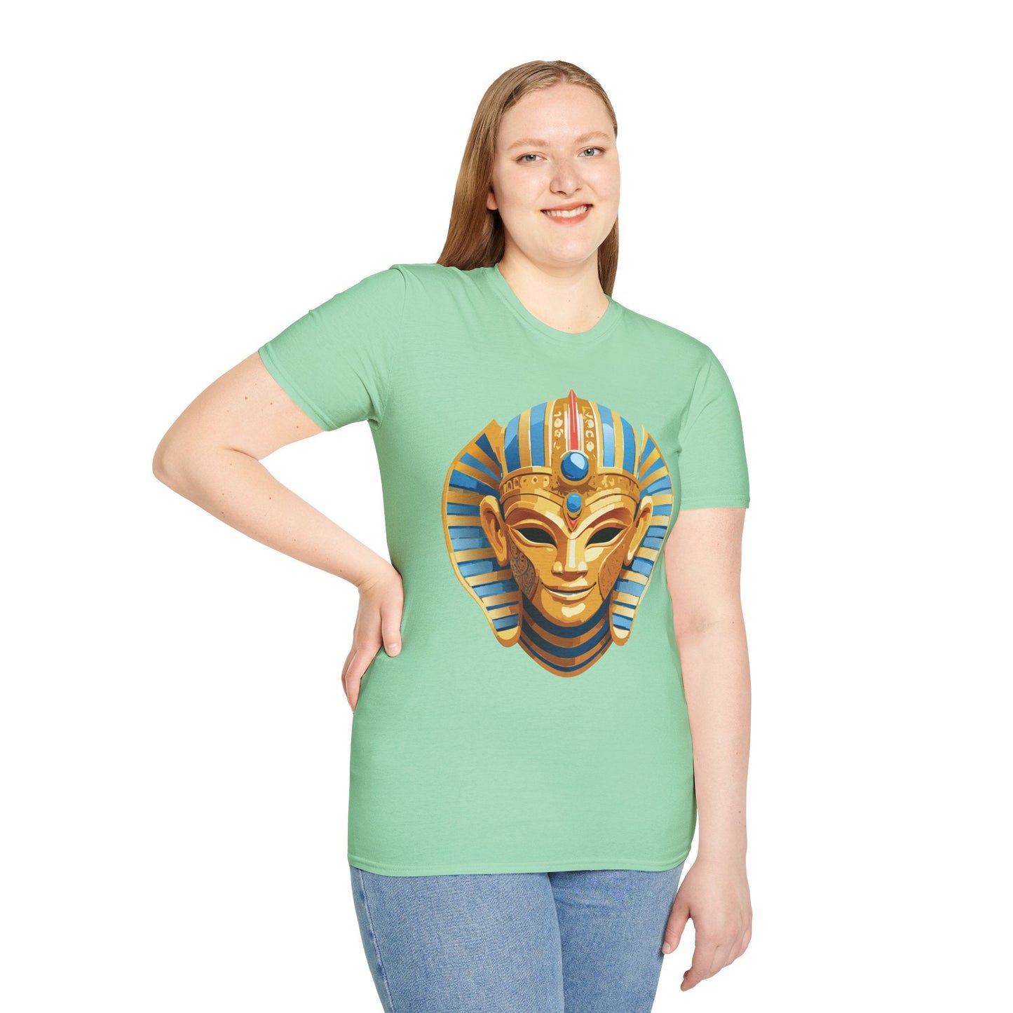 Mask Tee Shirt Unisex Masquerade Tee Softstyle Ring Spun Cotton Comfort For Everyday Wear