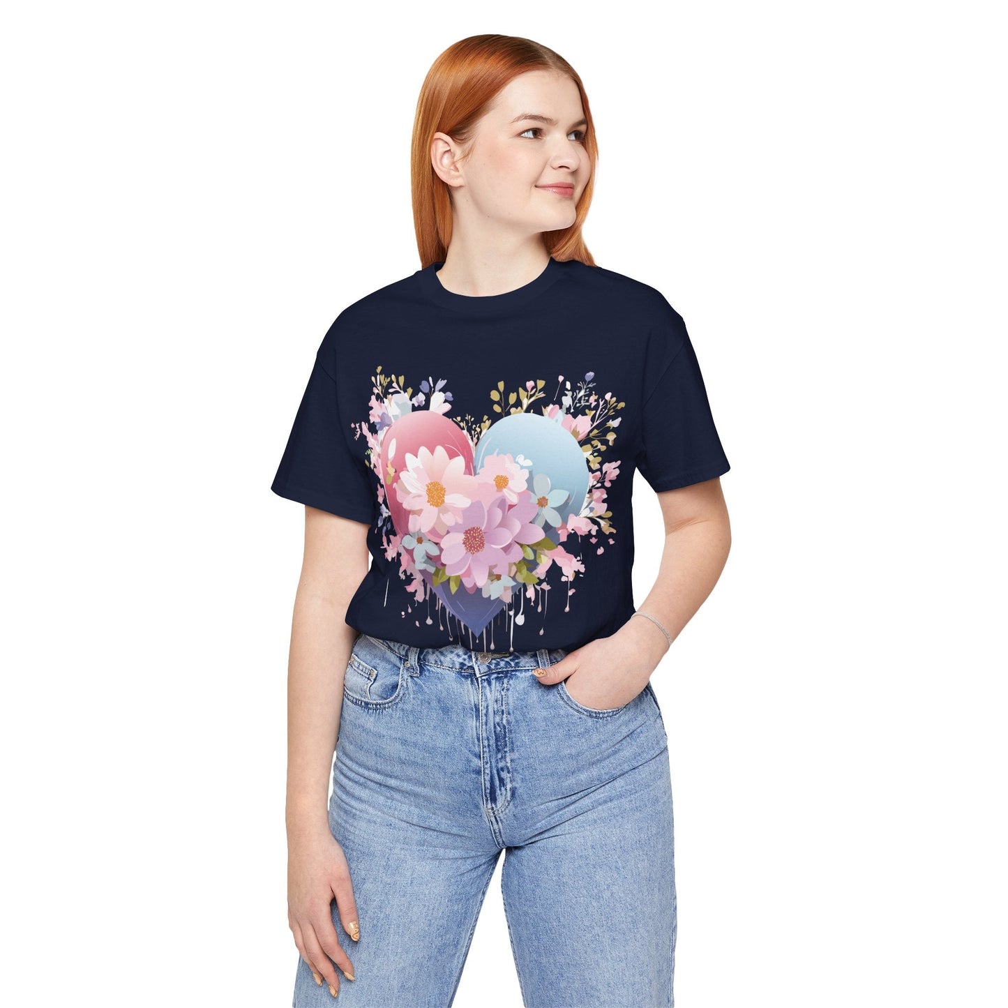 Valentine Graphic Tee Unisex Short Sleeve Vintage Inspired Artwork From Adelpha Premium Design