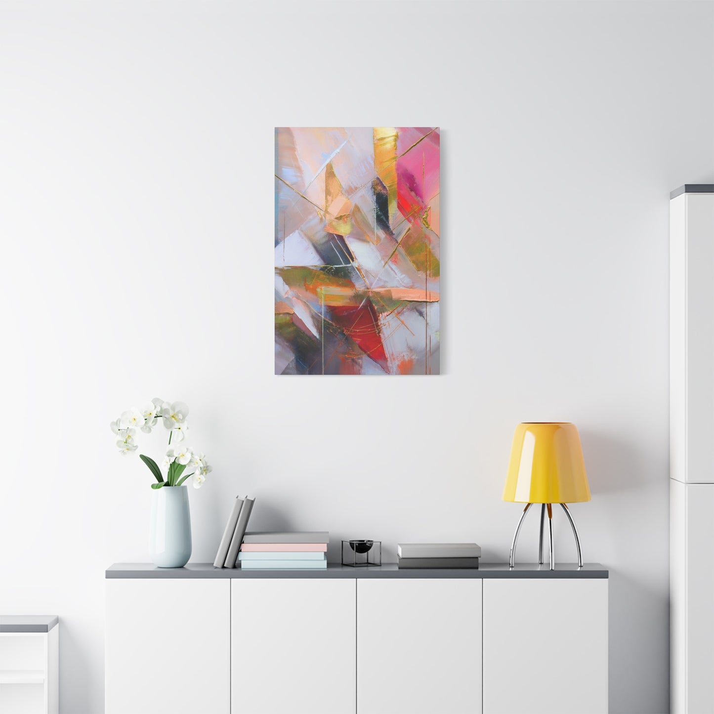 Abstract Oil Painting Print Canvas 20x24,20x30,24x30 24x32,24x36,30x40 32x48,36x48,40x60 Pine-Wood Inner Frame ABS-179