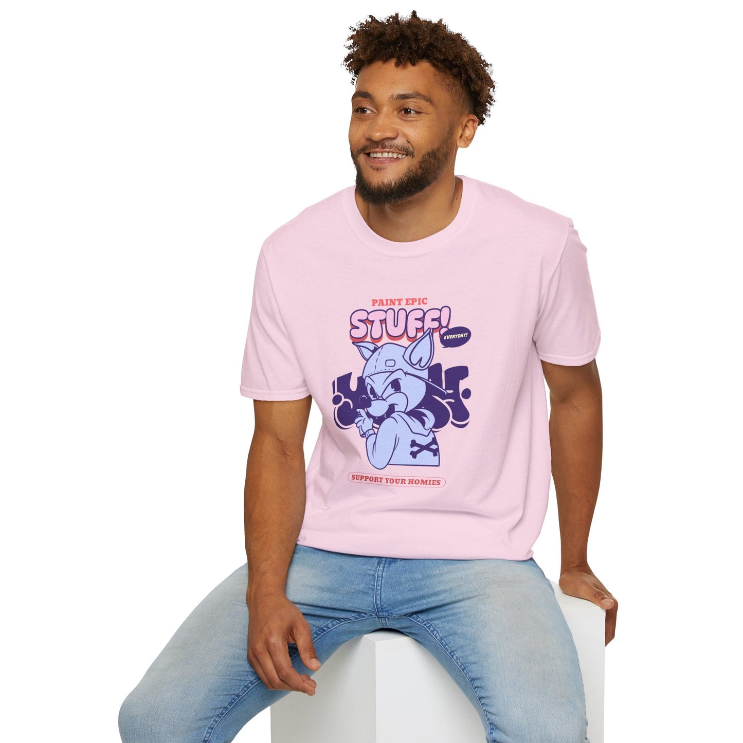 Funny Animals Shirts Unisex Graphic Tee Soft Cotton Gildan Softstyle 64000 Comfortable Everyday Wear