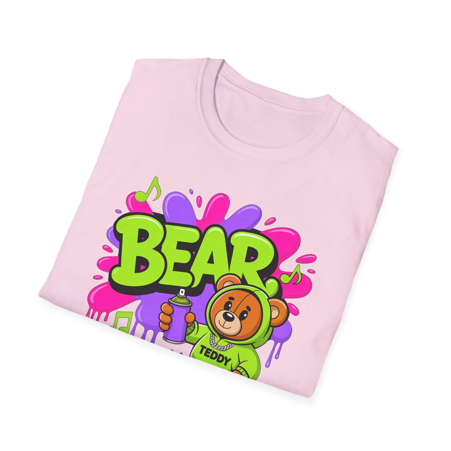 Funny Cartoon Animals T Shirt Unisex Graphic Tee Animation Softstyle Gildan 64000 Ring Spun Cotton