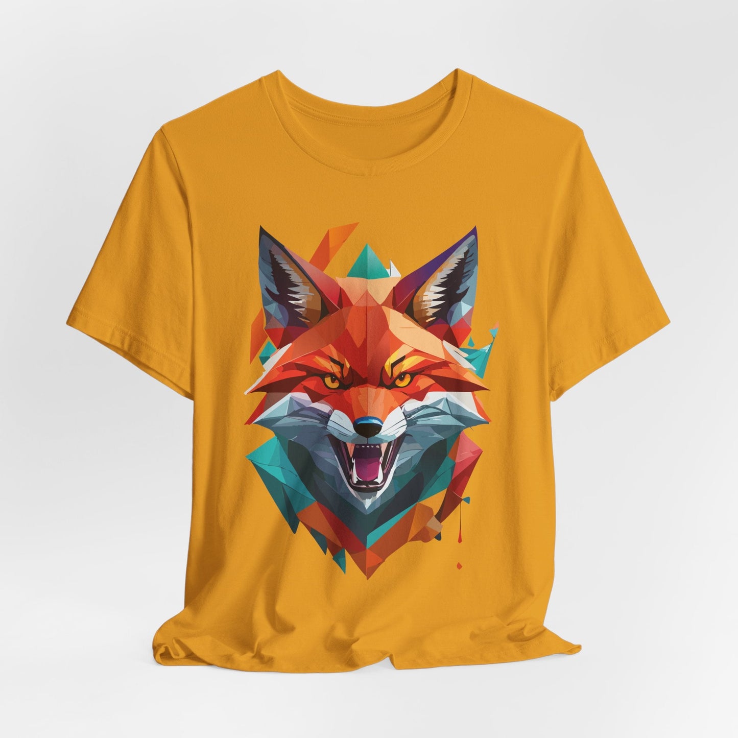 Unisex Animal Print Tee Shirt With Wild Animals Art Design For Men Women Soft Cotton