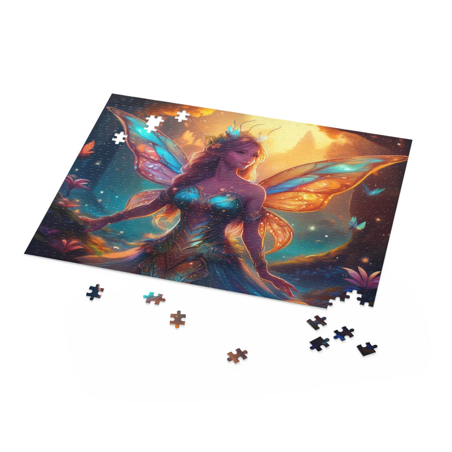 Fairy Puzzle 500-Chipboard Pieces in Box | Kids Puzzles Size: 16" x 20",  Ages 9+ and Family pn7