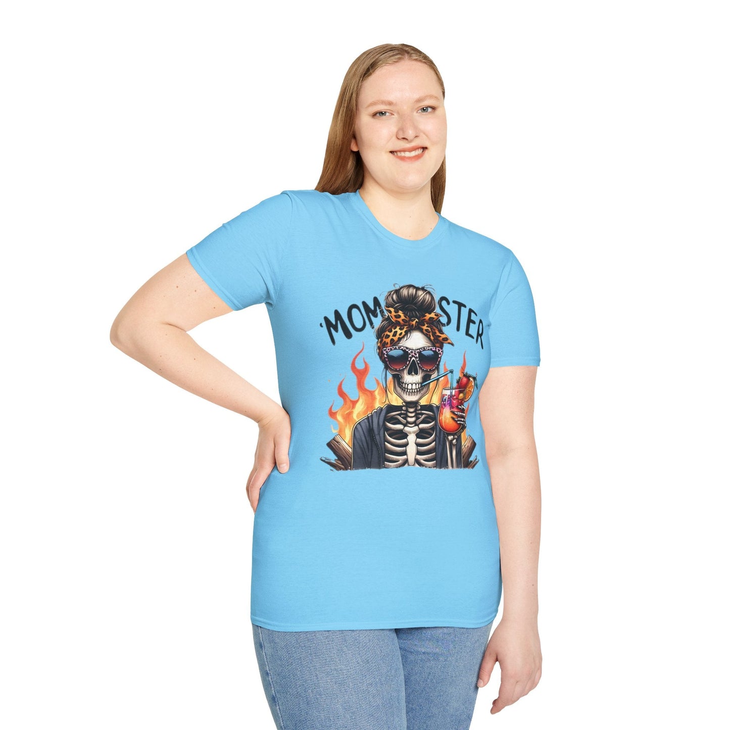 Skull Graphic Unisex Cotton T-shirt with Skeleton Artwork Design 13