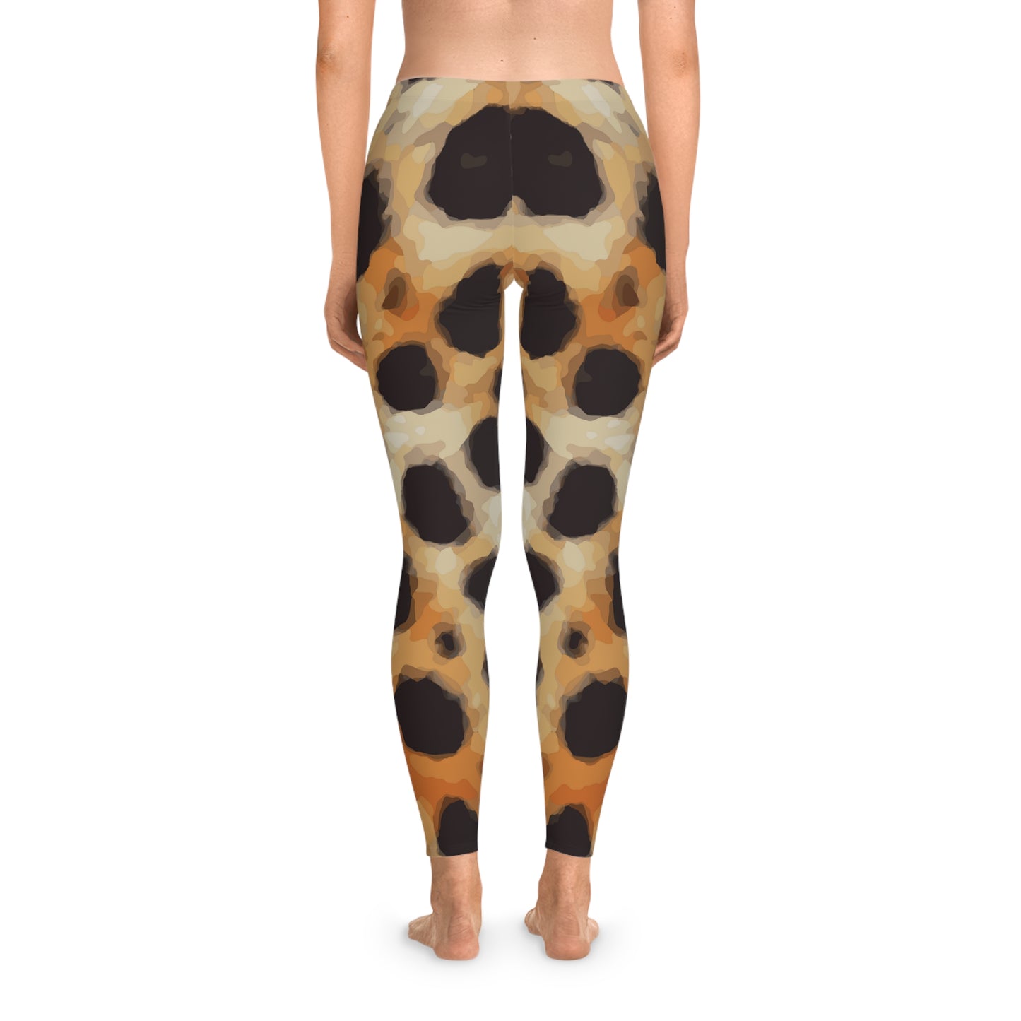 Leggings with animal print