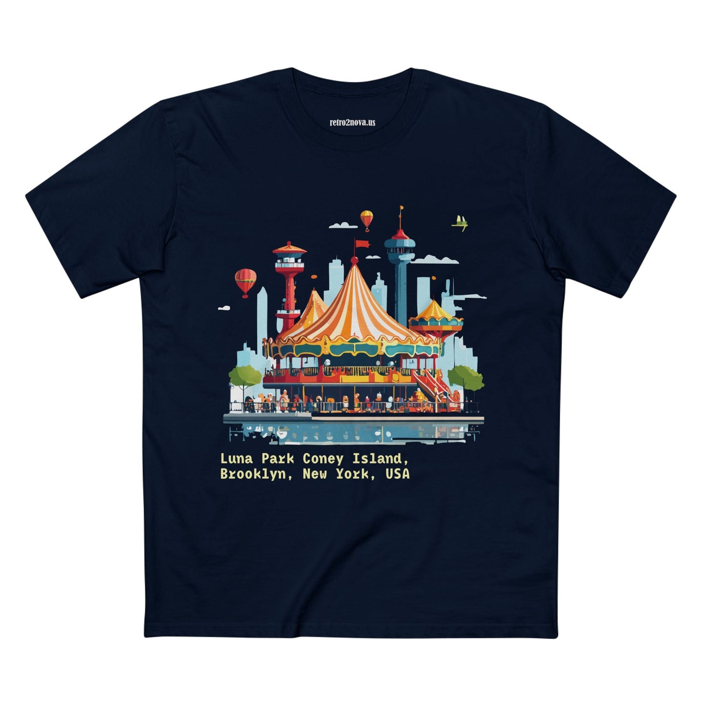 Travel Shirt Brooklyn Shirt Unisex Premium Cotton Tee With Original Art Design TT15