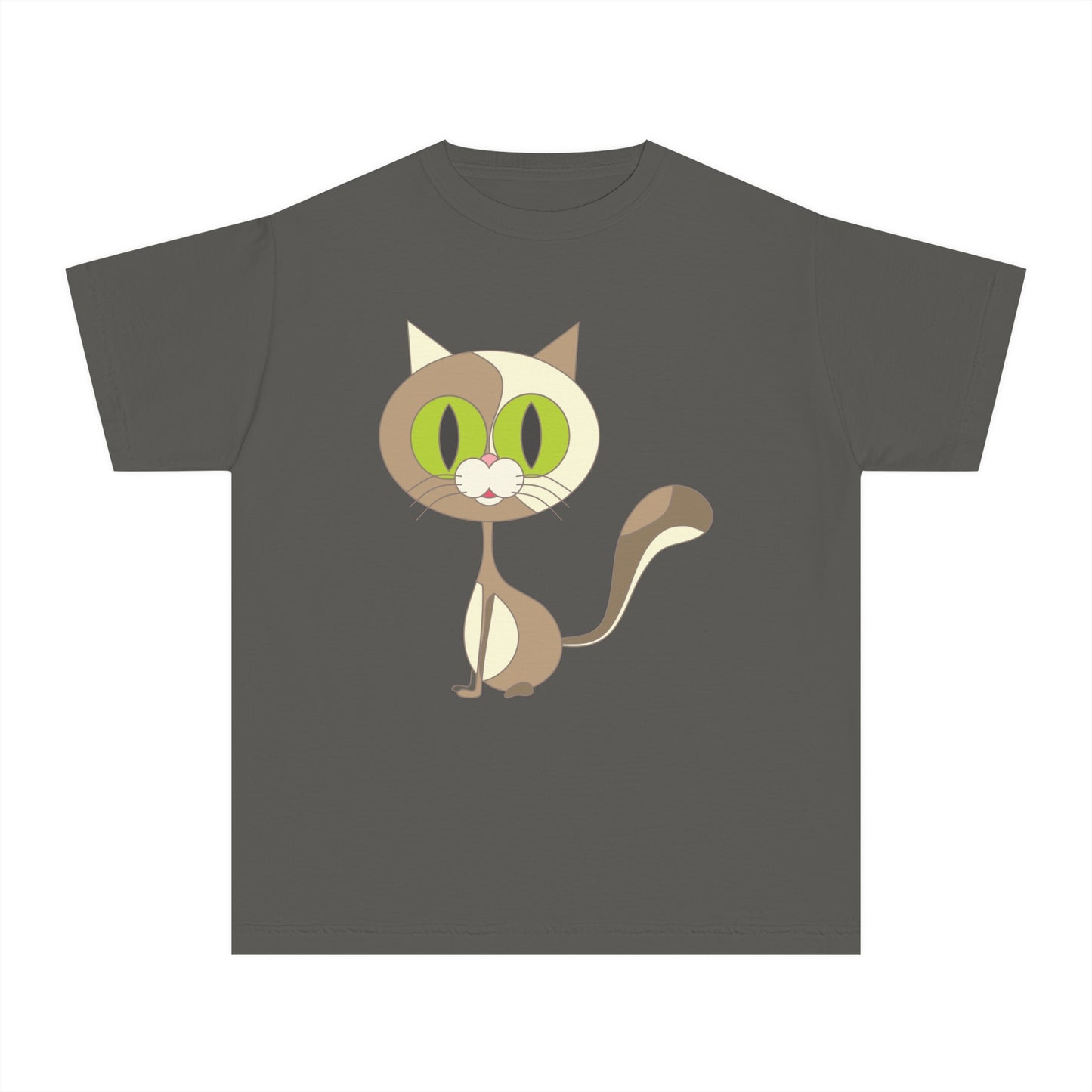 Youth Tee Shirt with Little Cat