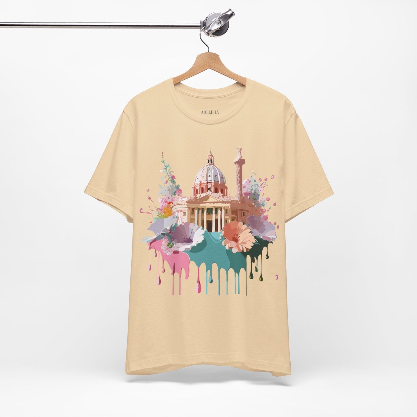 Unisex Rome Graphic Tee Tourist Shirt Adelpha Vintage Artwork Premium Comfort Everyday Wear