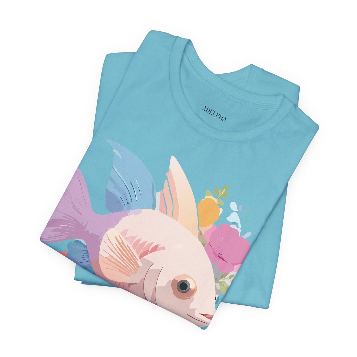 Adelpha Graphic Unisex Tee With Vintage Inspired Artwork Short Sleeve Premium Quality Cotton