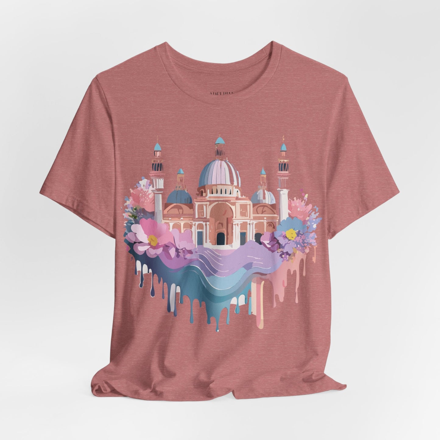 Venice Tourist Graphic Tee Unisex Jersey Short Sleeve Art By Vintage Style