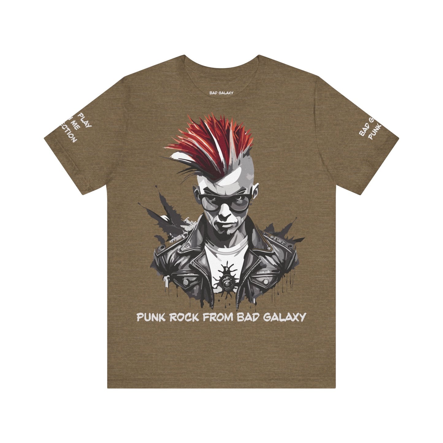 Punk Rock Tee Shirt Made To Order In USA With 100 Percent Cotton And Eco Friendly Inks