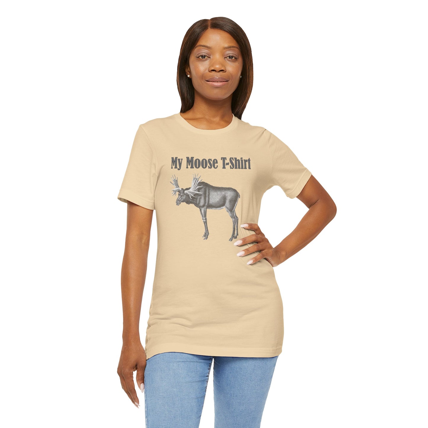 Unisex Cotton Tee Shirt with animals Print