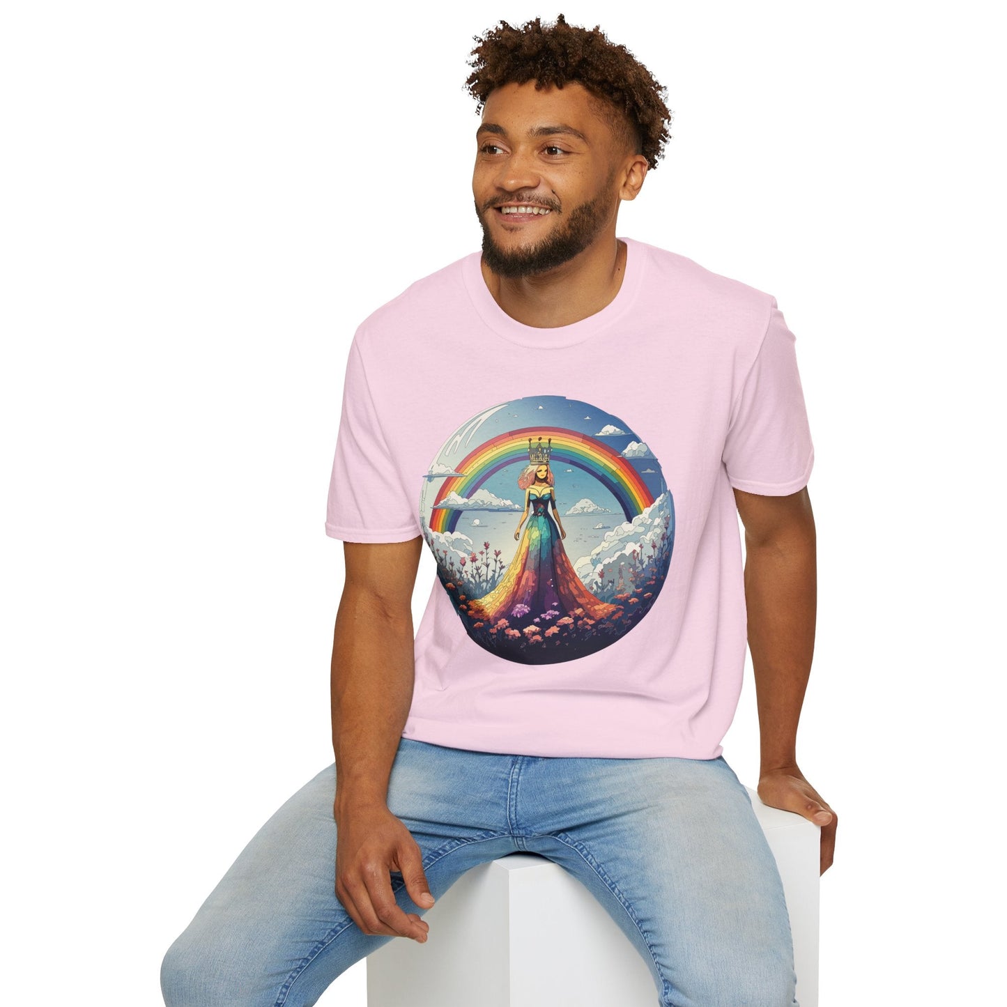 Womens Graphic T Shirt Art Design Tee Softstyle 64000 100 Percent Cotton Comfort