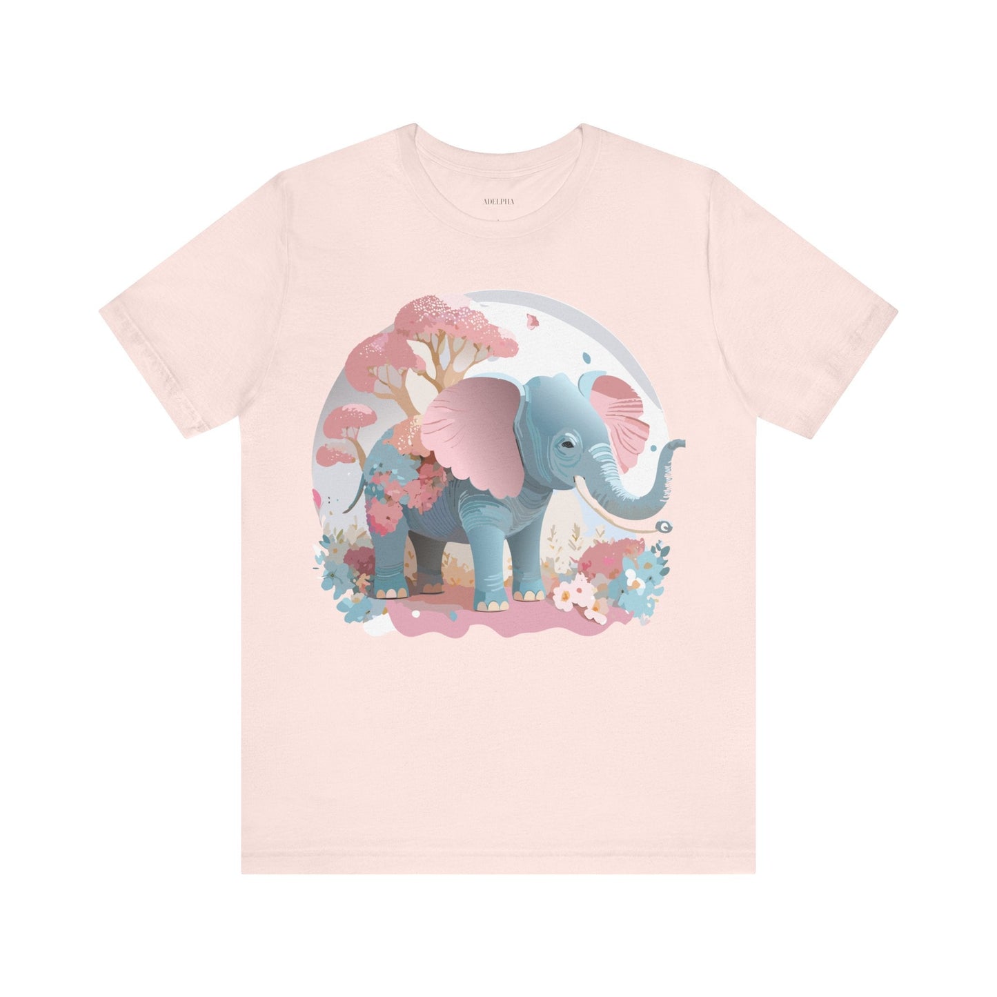 Elephant Graphic Unisex 100 Cotton Jersey Vintage Art Design Tee 17