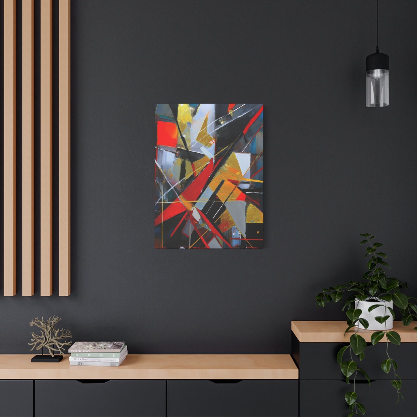 Abstract Oil Painting Print Canvas 20x24,20x30,24x30 24x32,24x36,30x40 32x48,36x48,40x60 Pine-Wood Inner Frame ABS-194
