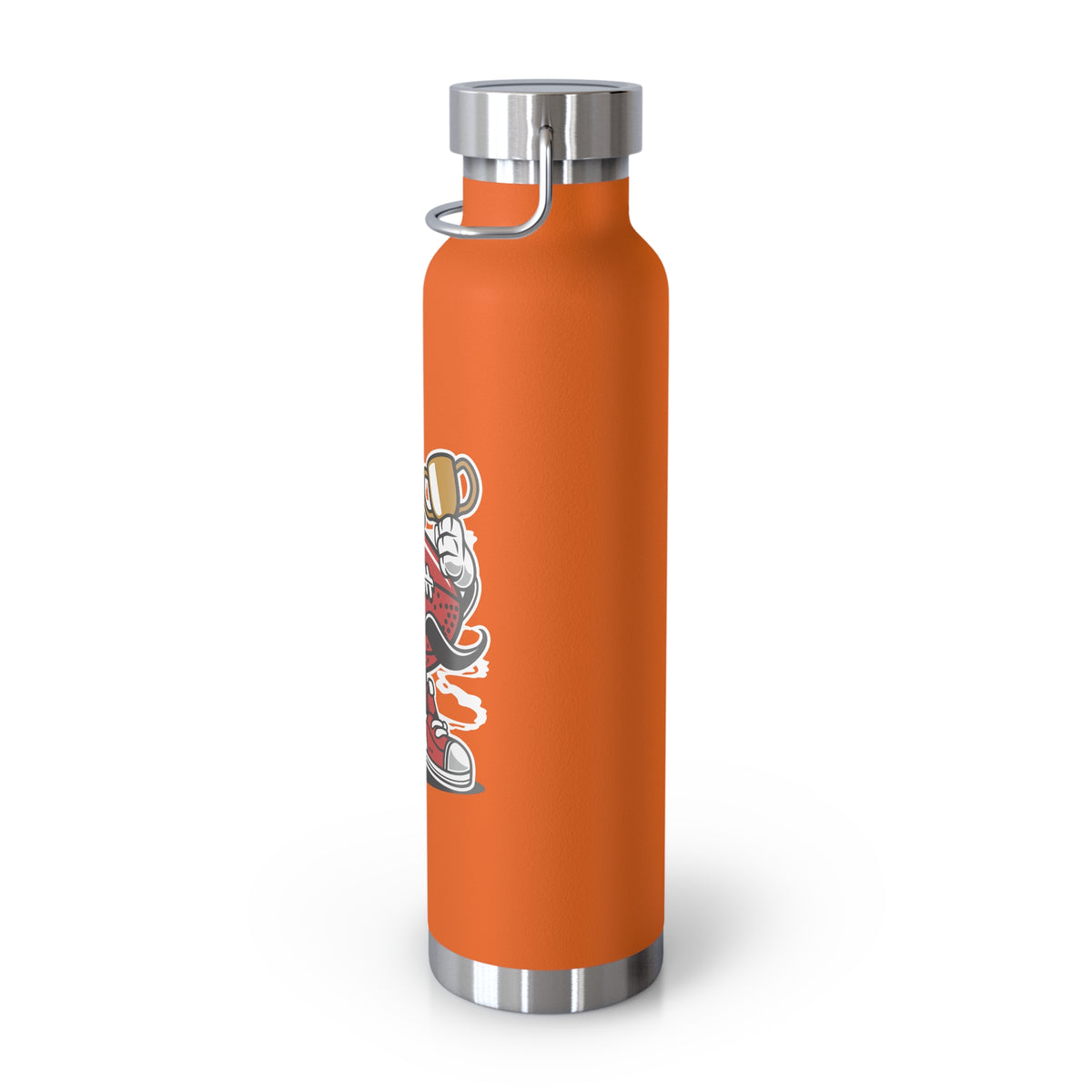 22oz Copper Insulated Water Bottle with Cartoon Design - CV21