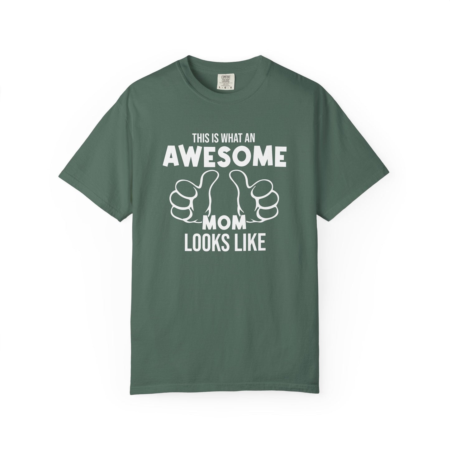 Mom T-shirt Mother's Day Mama Tee Unisex Comfort Colors Garment-Dyed Cotton h25