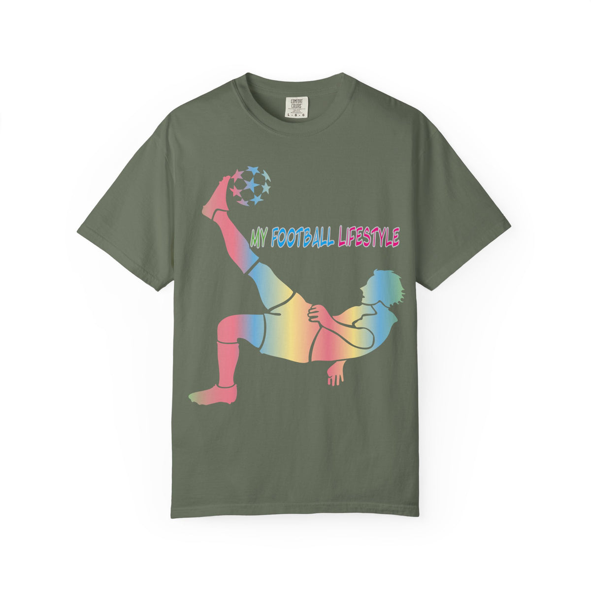 Sports Graphic Unisex T-Shirt Garment Dyed Cotton Relaxed Fit Comfort Colors 12