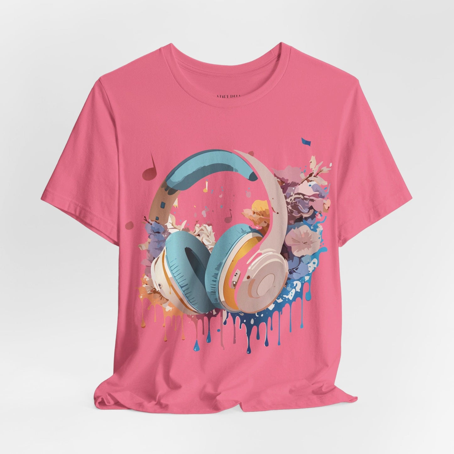 Unisex Graphic Tee Adelpha Art Design Vintage Music Inspired Short Sleeve Jersey Premium