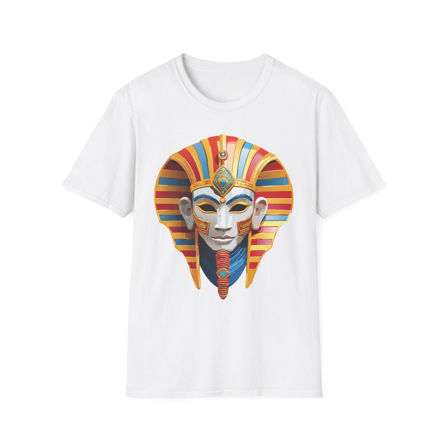 Mask Tee Shirt Unisex Art Design Masquerade Tee Gildan Softstyle 64000 Lightweight Cotton