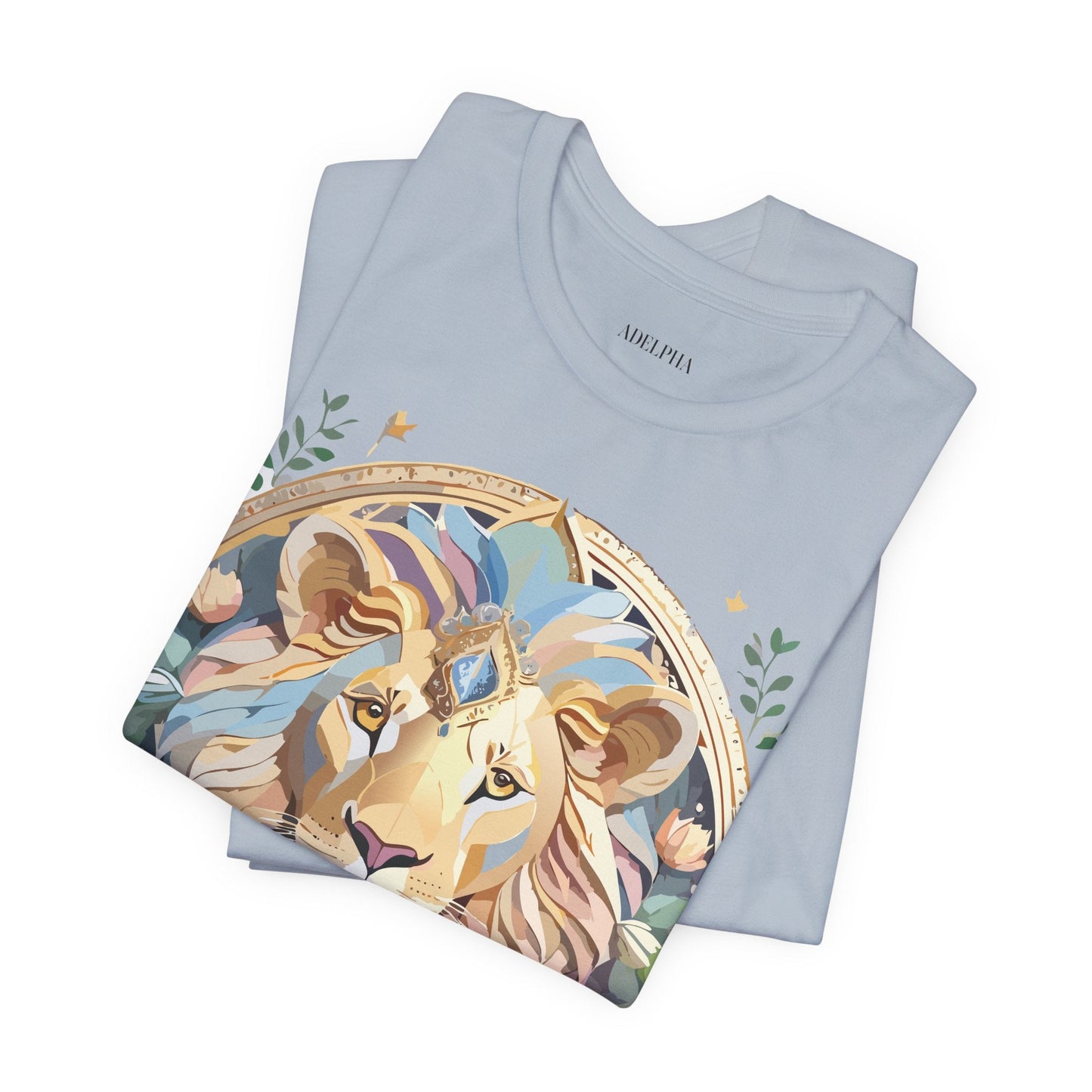 Medallion Graphic Unisex 100 Cotton Vintage Animal Medal Artwork Tee 3
