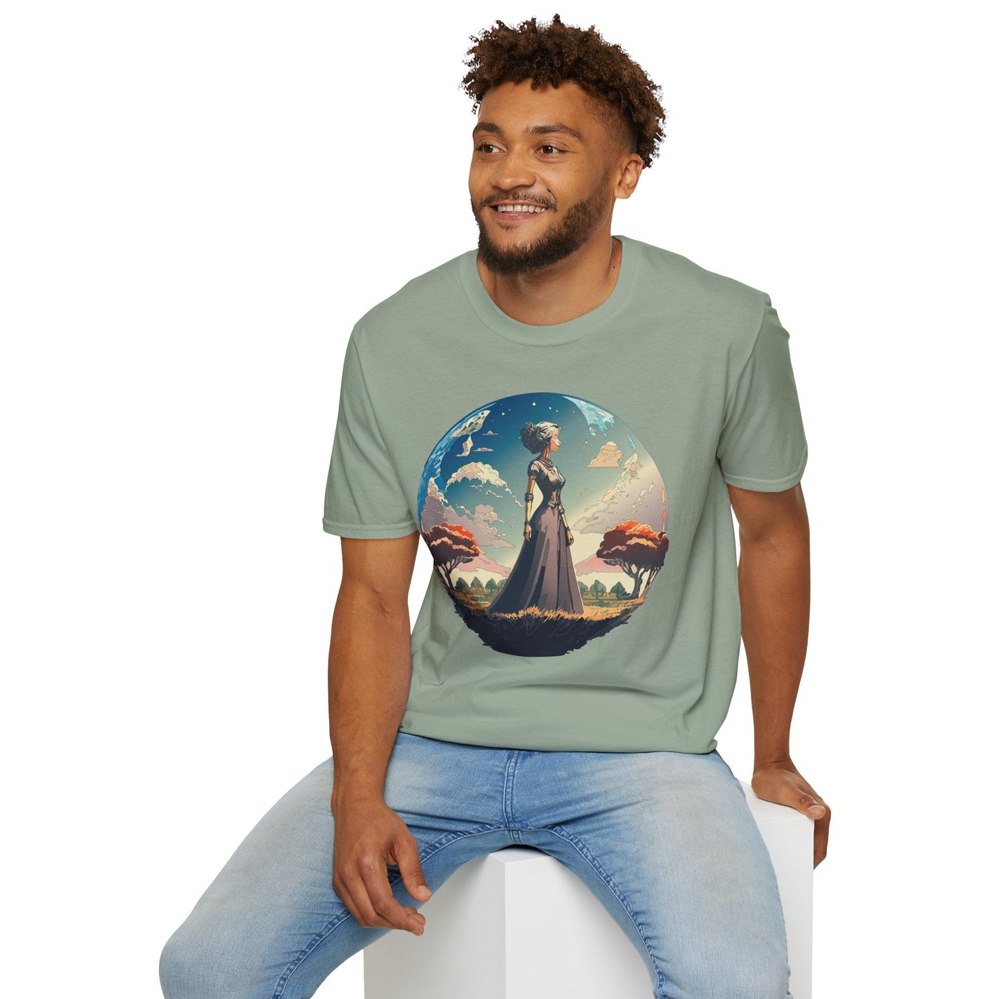 Womens Graphic T Shirt Art Design Tee Gildan Softstyle 64000 Unisex Cotton Short Sleeve