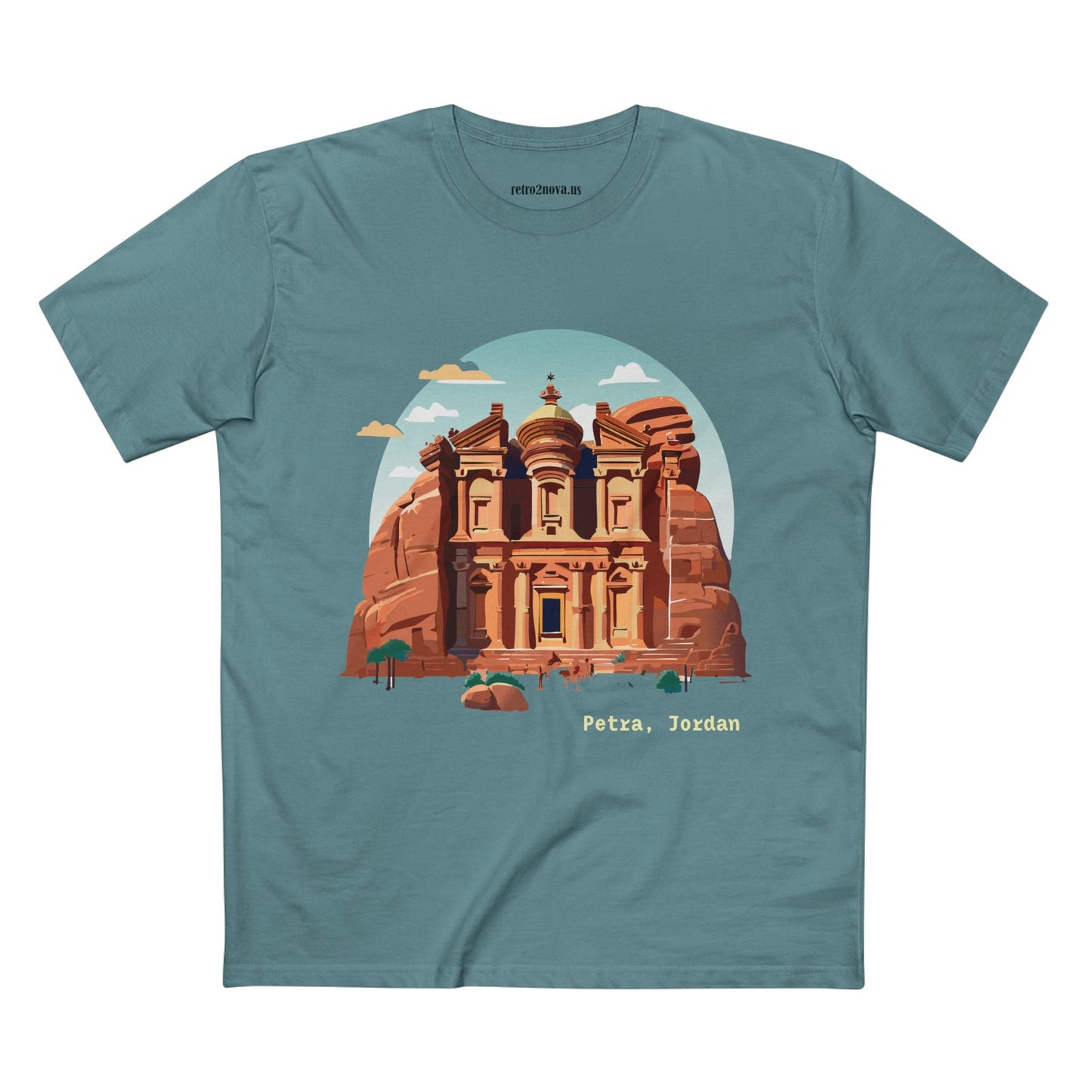 Petra Travel Shirt Unisex Premium Cotton Tee With Original Art Design For Tourists TT22
