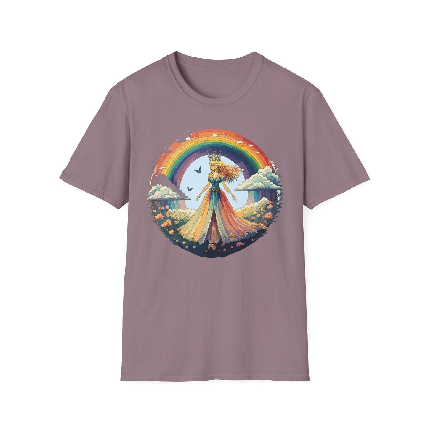 Womens Graphic T Shirt Art Design Tee Softstyle 64000 Unisex Lightweight Cotton Fabric