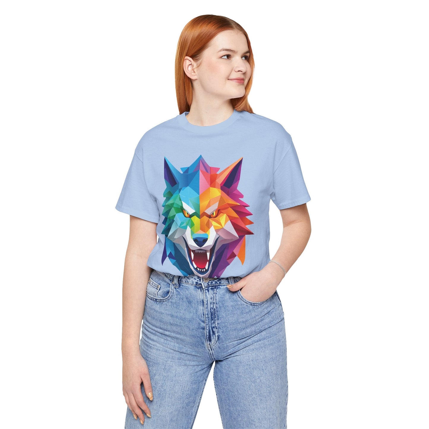 Unisex Animal Shirt Art Design Tee With Animals Wild Animals Shirt Short Sleeve