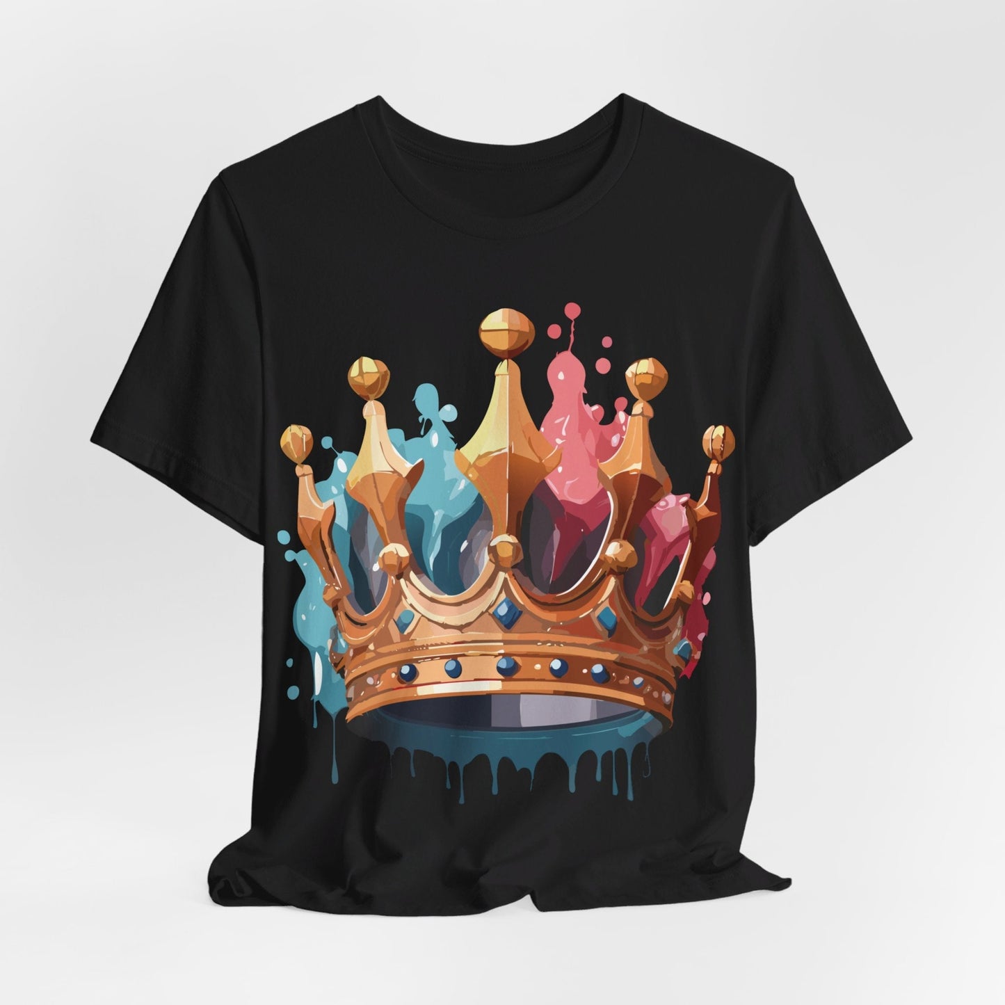 Adelpha Graphic Tee Crown Shirt Unisex Vintage Artwork Premium Casual Everyday Wear T Shirt