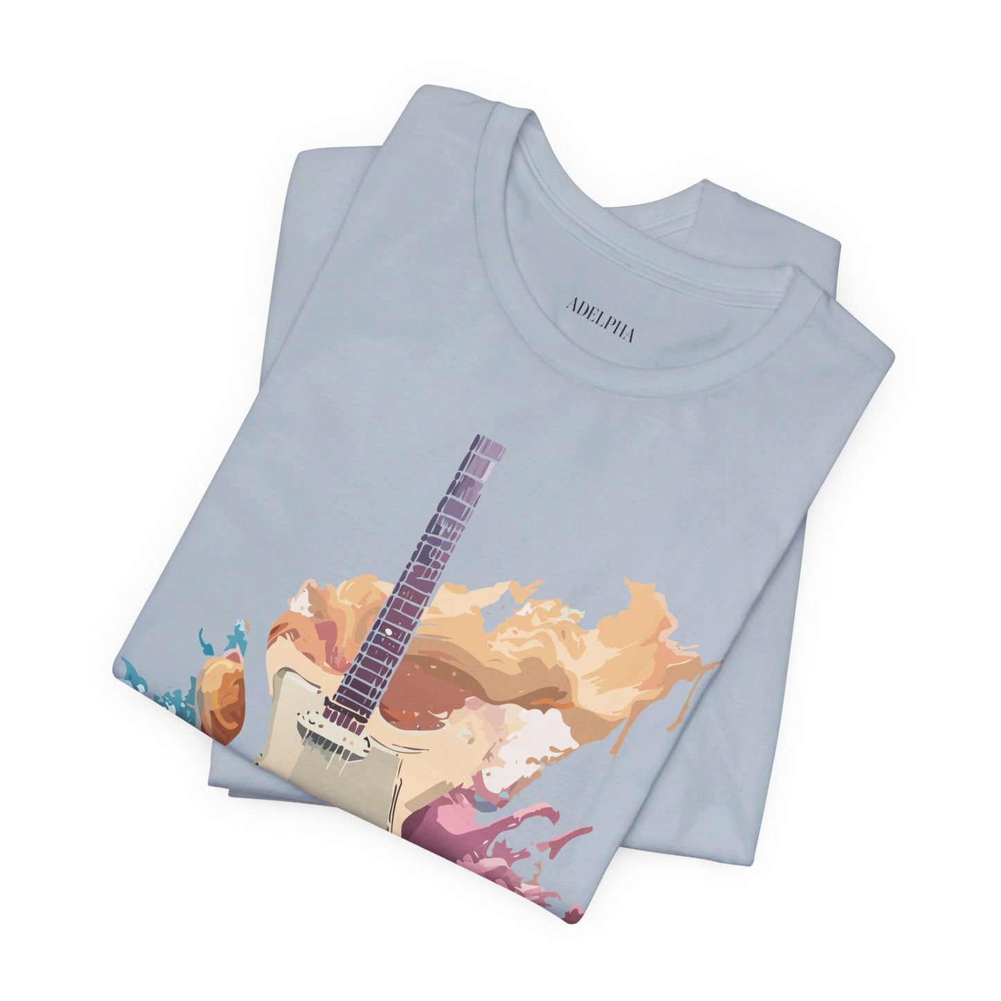 Adelpha Graphic Music T Shirt Unisex Vintage Inspired Art Tee With Original Artwork