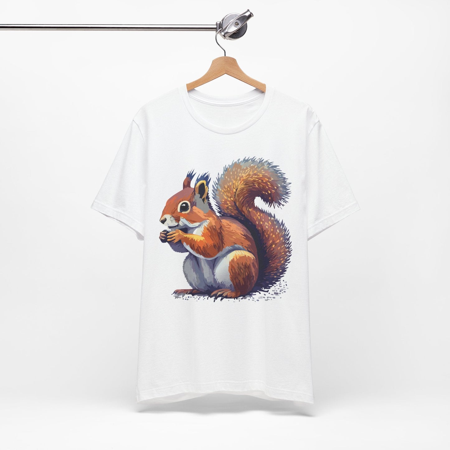 Unisex Animal Print Tee Shirt With Wild Animals Artwork Gildan Softstyle 64000 Cotton