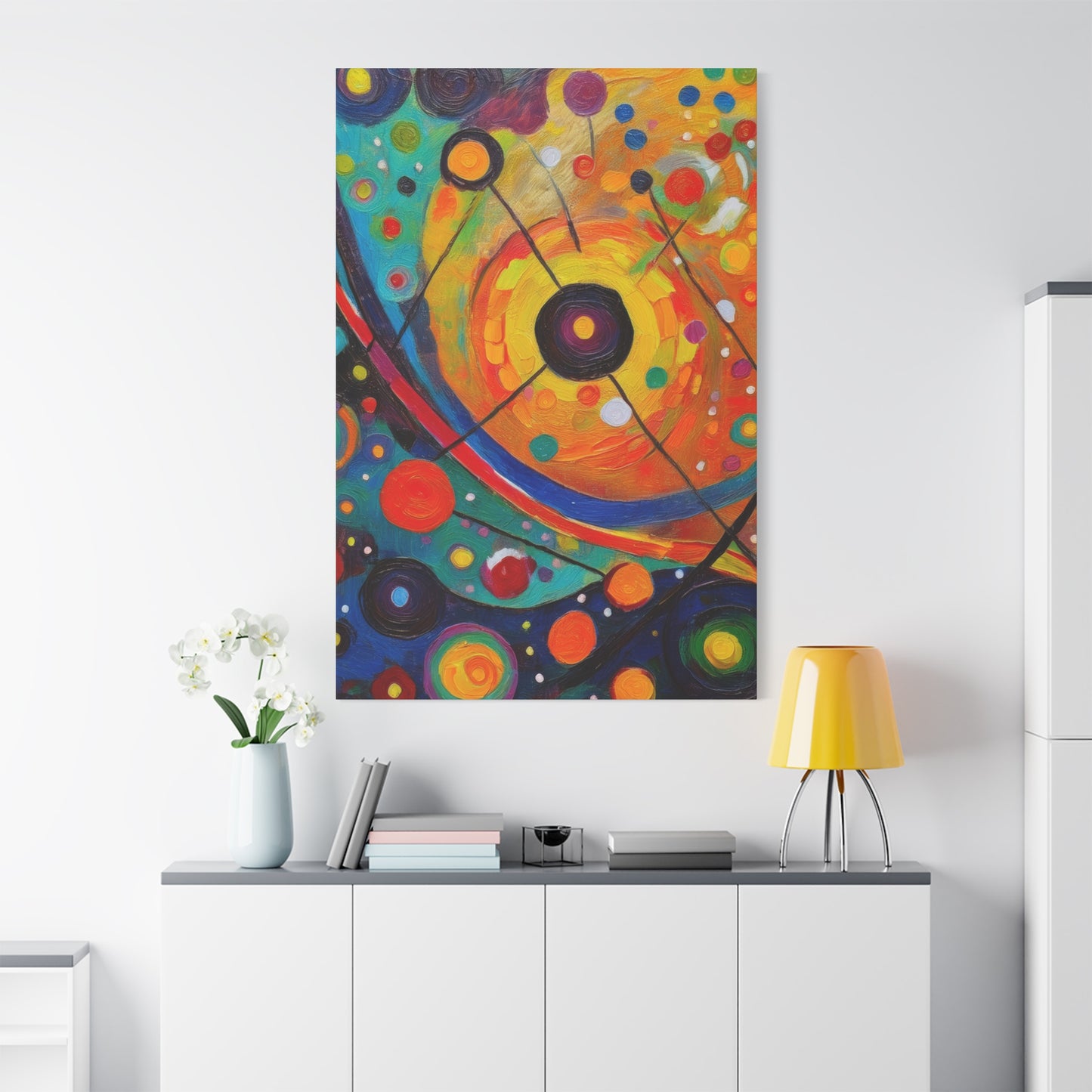 Abstract Oil Painting Print Canvas 20x24,20x30,24x30 24x32,24x36,30x40 32x48,36x48,40x60 Pine-Wood Inner Frame ABS-133