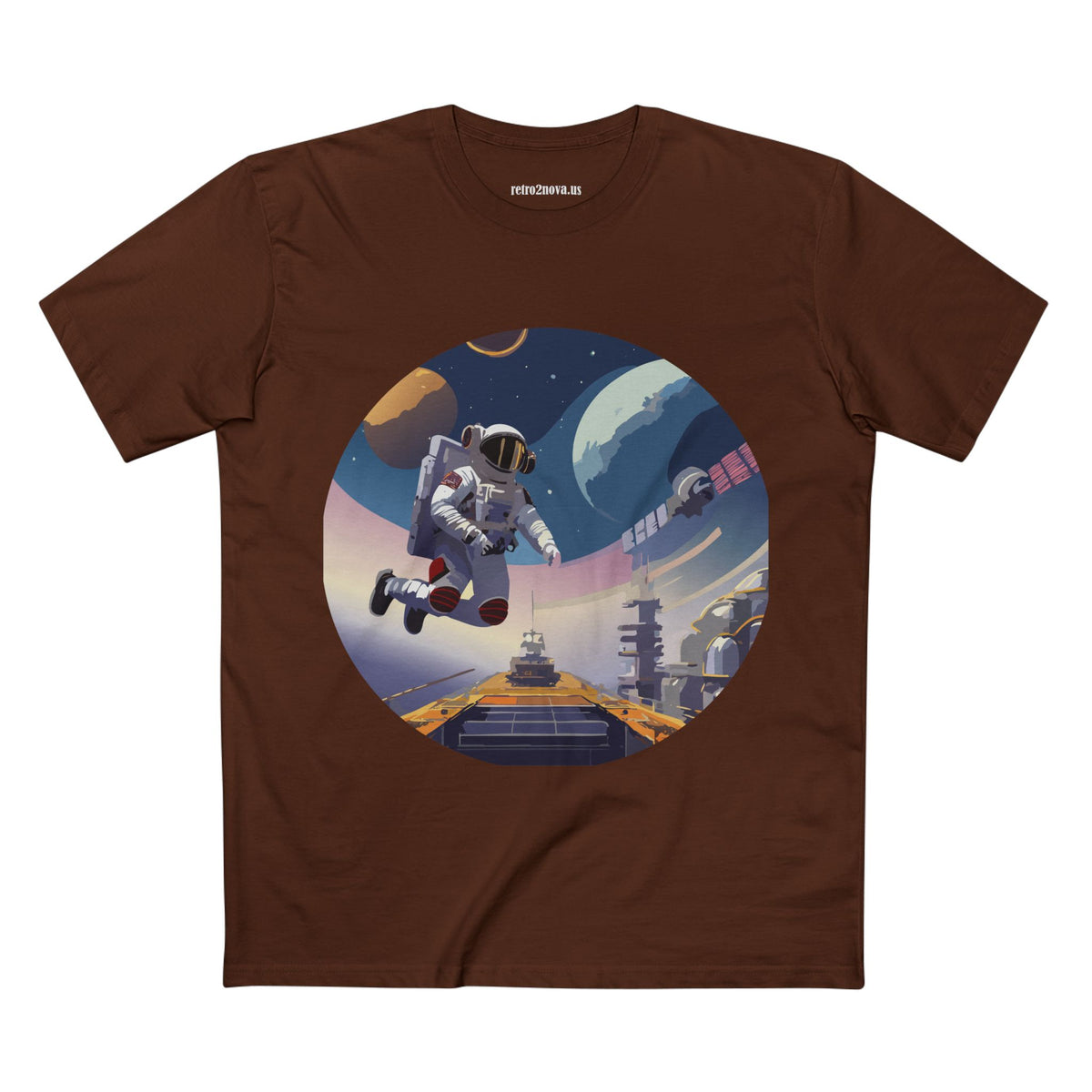 Cosmos Astronaut Graphic Tee Staple Unisex 100 Cotton Tee Shirt - CS-31