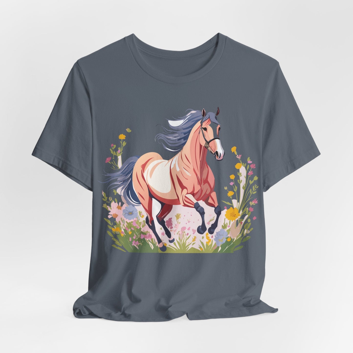 Horse Graphic Unisex 100 Cotton Vintage Animal Art T-Shirt 8