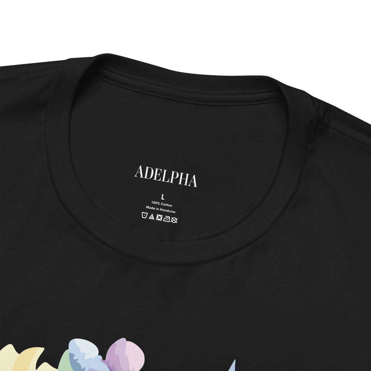 Letter Q Graphic Unisex Cotton Bella+Canvas Tee with Art Letter Design