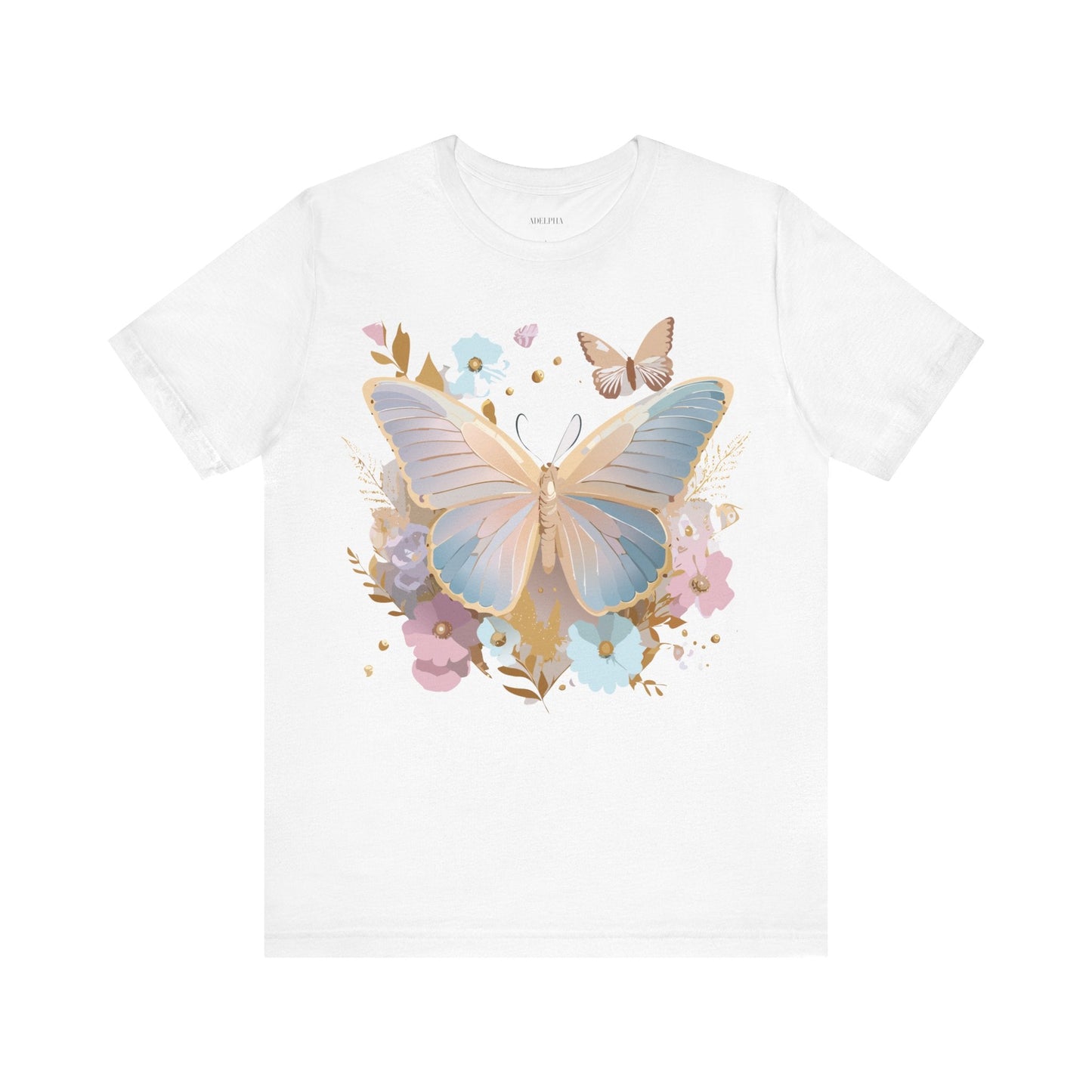 Adelpha Butterfly Graphic Tee Unisex Vintage Artwork Short Sleeve Shirt
