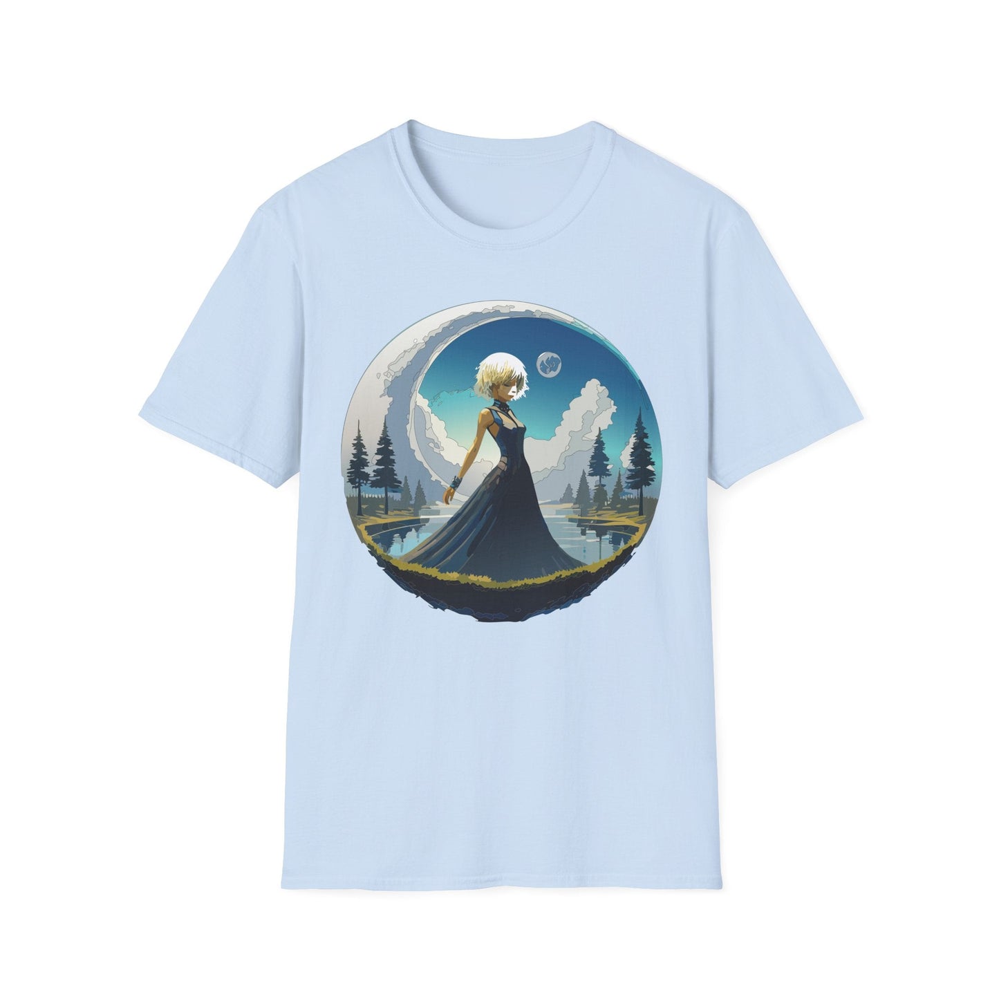 Womens Graphic T Shirt Art Design Tee Gildan Softstyle 64000 Unisex Short Sleeve