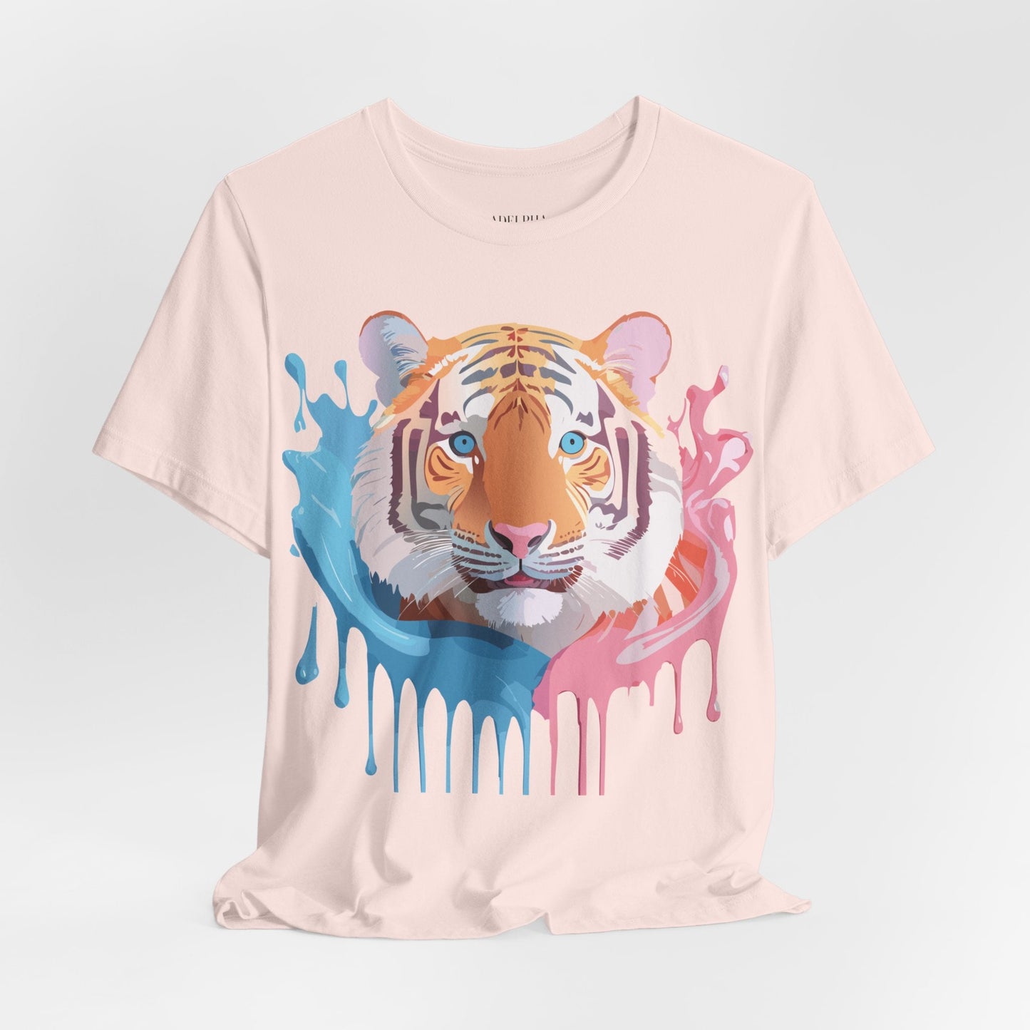 Tiger Graphic T Shirt Unisex Short Sleeve Tee By Adelpha Artwork Vintage Inspired