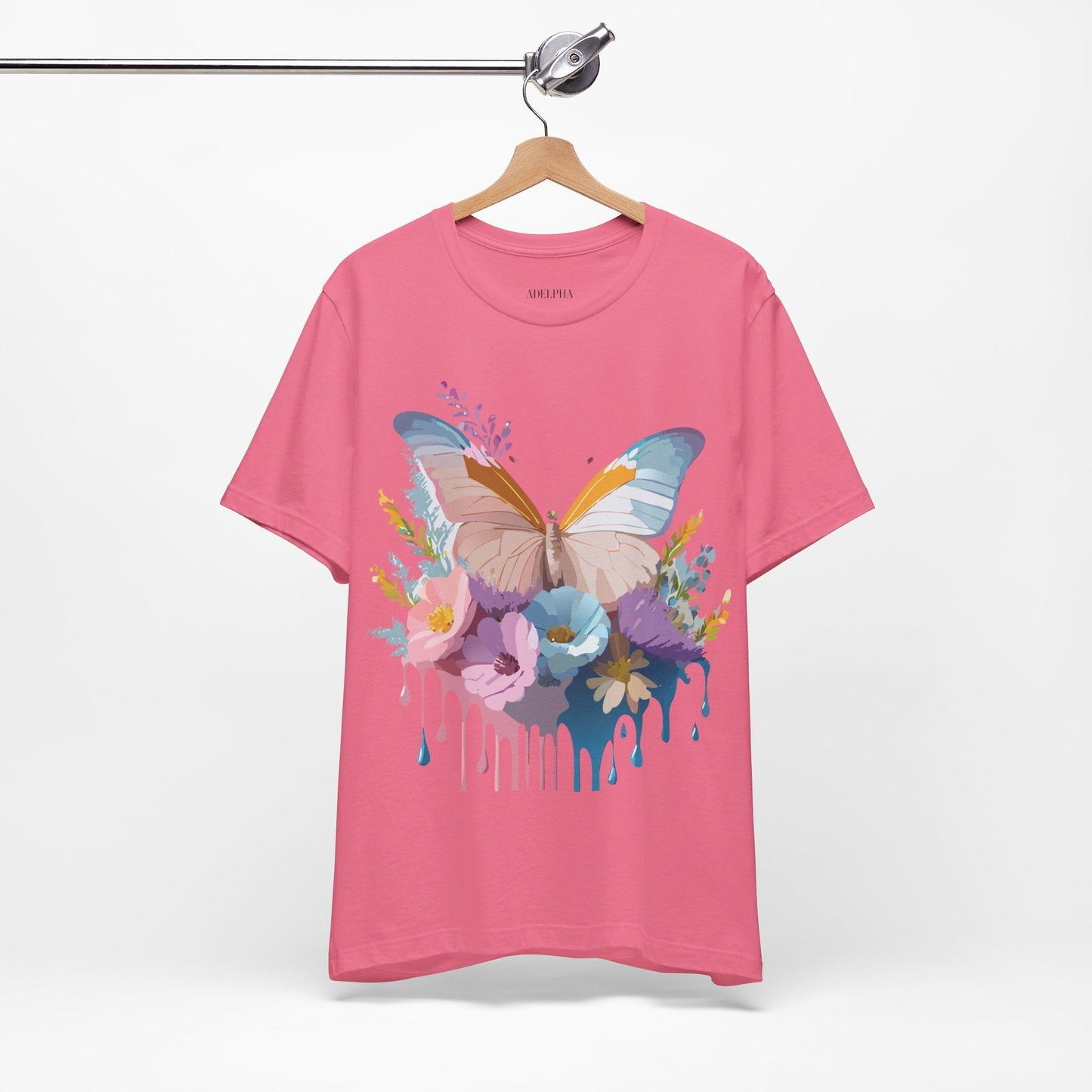Butterfly Graphic Tee Unisex Short Sleeve Adelpha Artwork Vintage Inspired