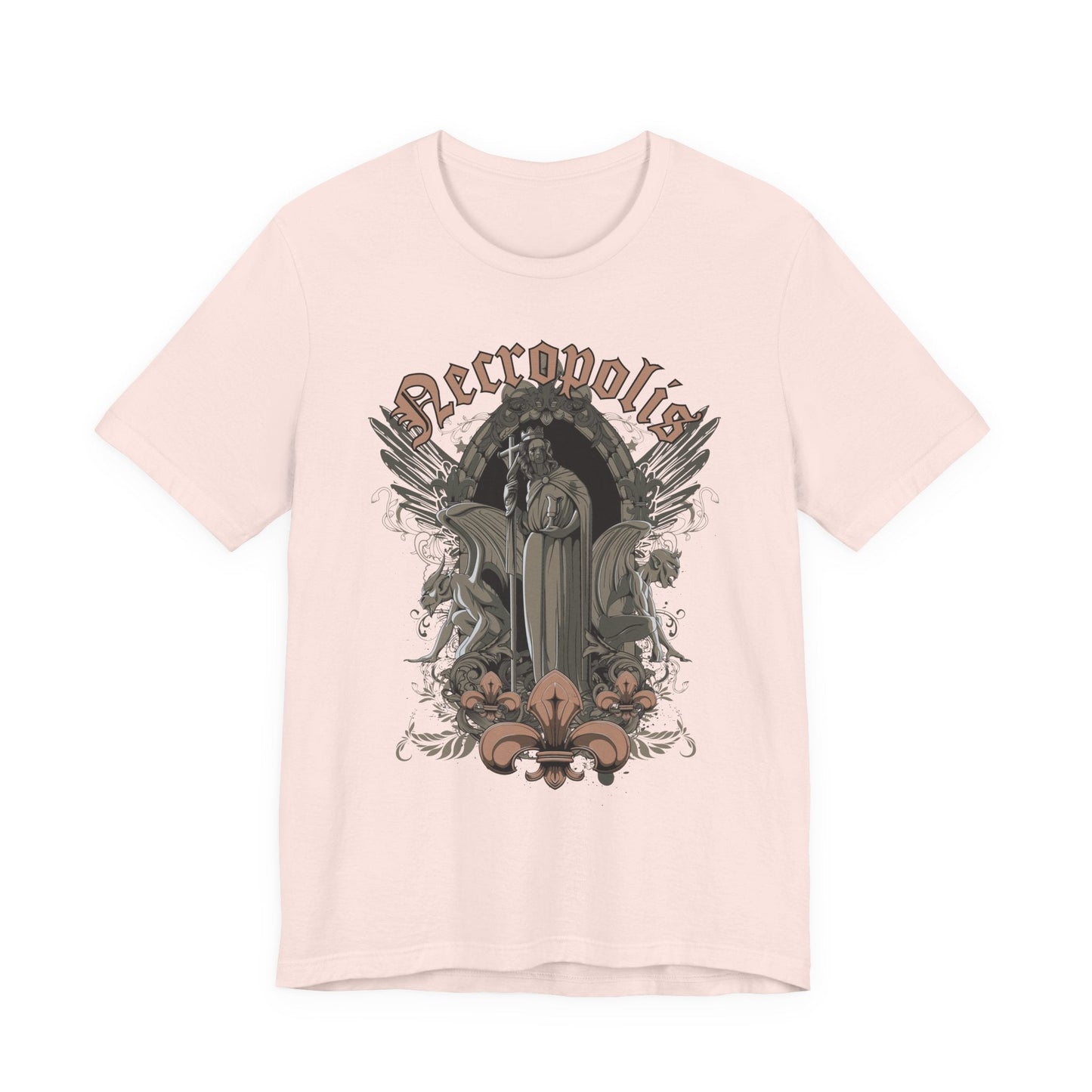 Gothic Skull Graphic Unisex Cotton T-Shirt r7